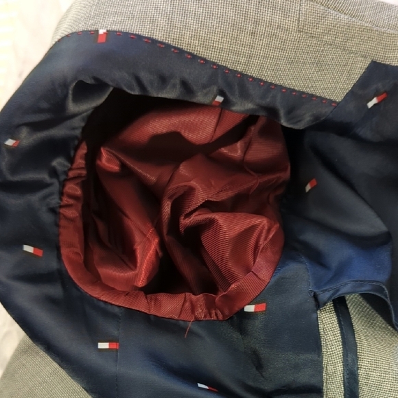 Men's TOMMY HILFINGER Gray Blazer 40L AMAZING,SHARP DRESSED MAN.. - Picture 10 of 16